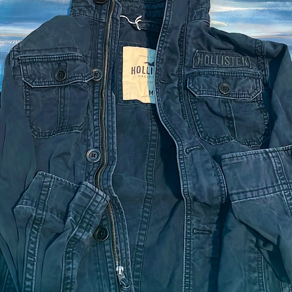 VINTAGE 1922 hollister jean jacket collection size medium